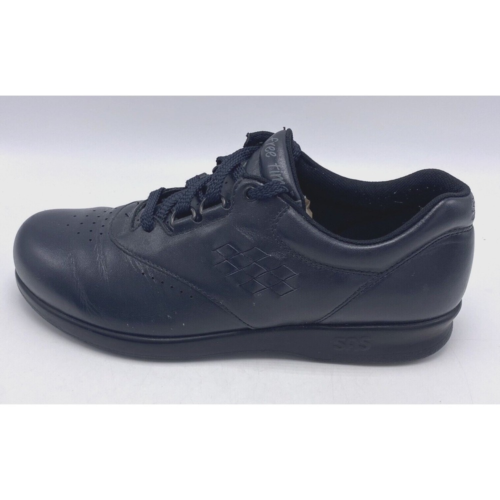SAS Shoes Womens 8 N Navy Blue Leather Tripad Comfort Sneakers Walking Lace Up
